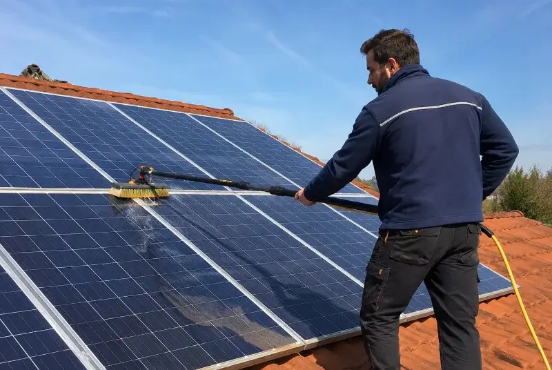 Nettoyage et entretien de panneaux solaires à Aumelas